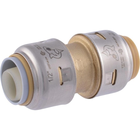 Sharkbite 1/2 In. x 1/2 In. Push-to-Connect Polybutylene Conversion Coupling UR4008A